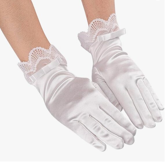 Women Lace Gloves - Picture 4 of 7